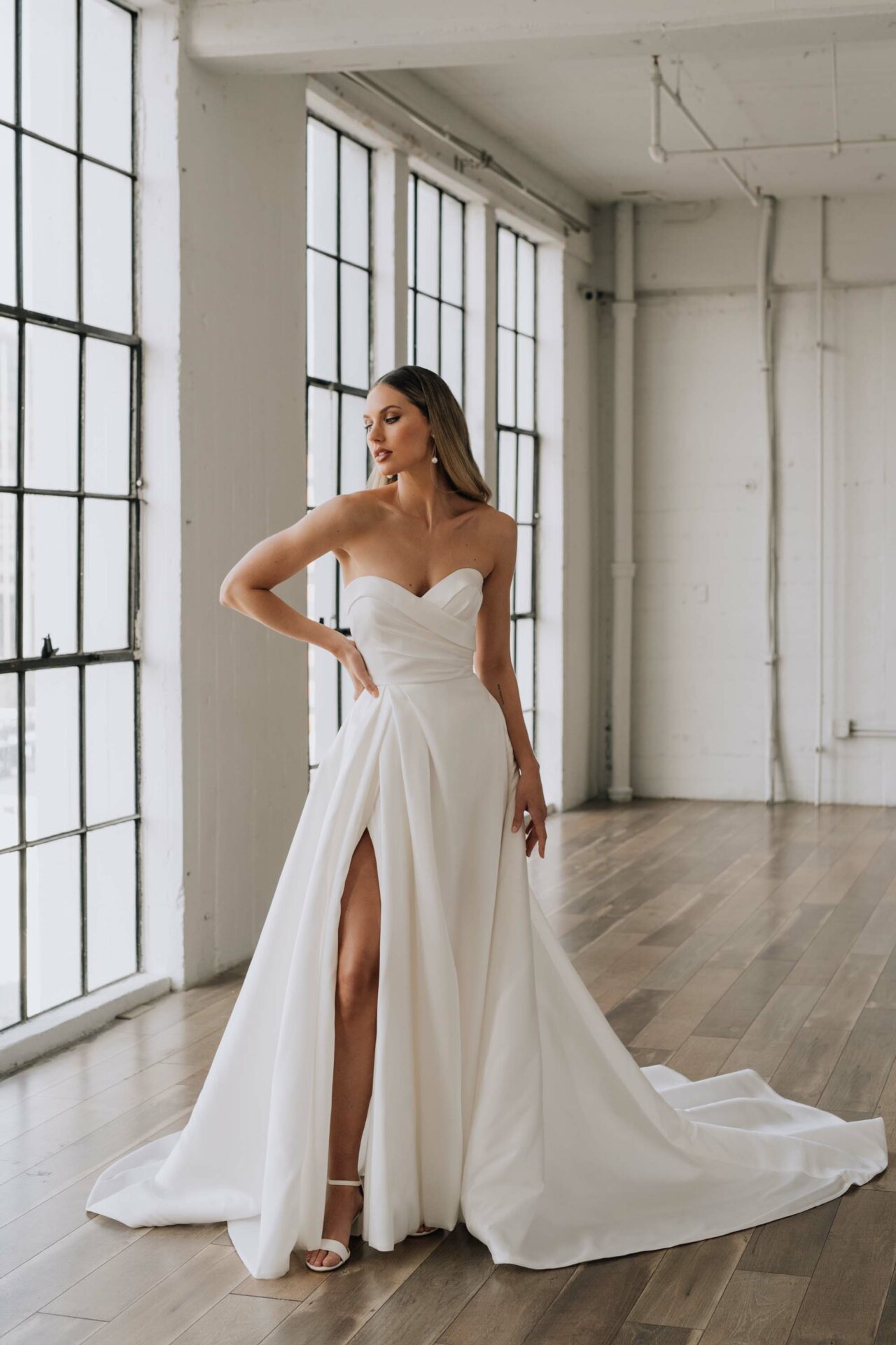 Jacklyn Wedding Dress by Serene by Madi Lane, available from Bys Vyken Bridal