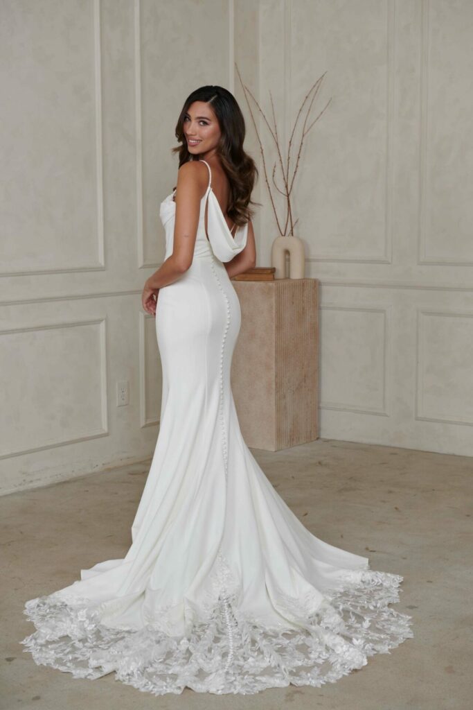 Logan Wedding Dress by Serene by Madi Lane, available from Bys Vyken Bridal