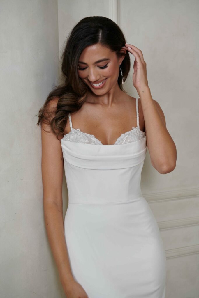 Logan Wedding Dress by Serene by Madi Lane, available from Bys Vyken Bridal