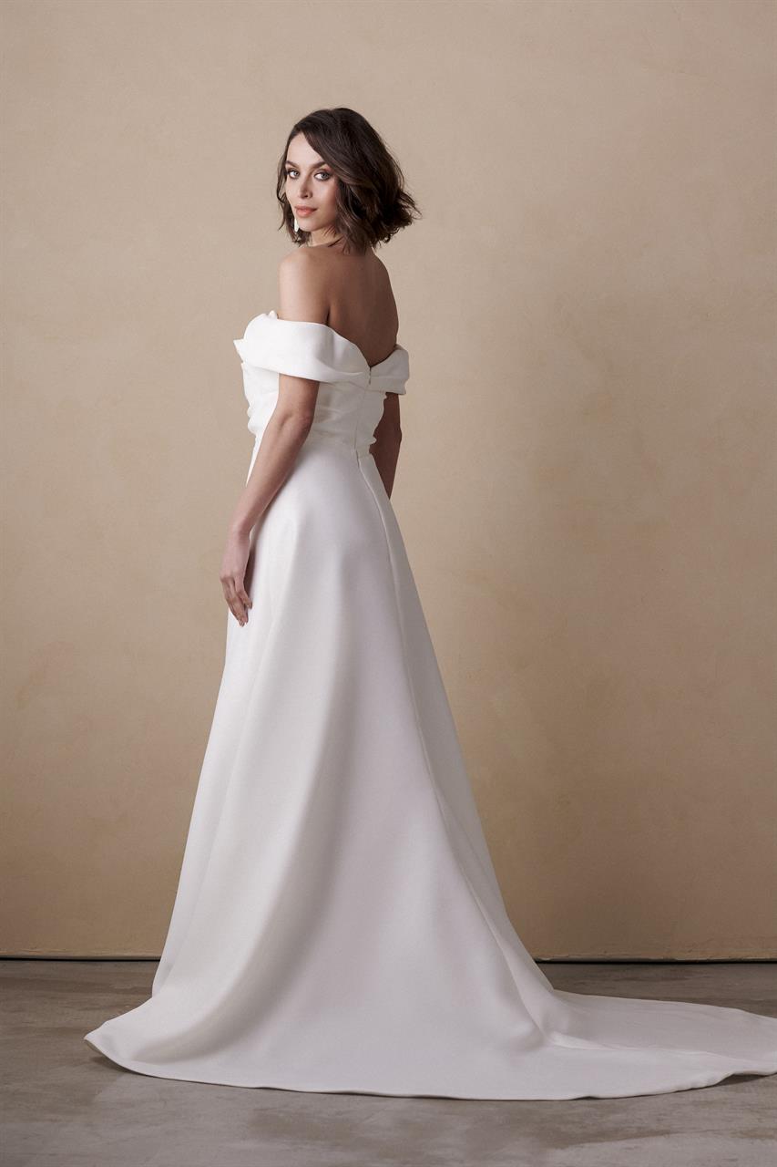 Santa Fe Wedding Dress by Marylise, available at Bys Vyken Bridal