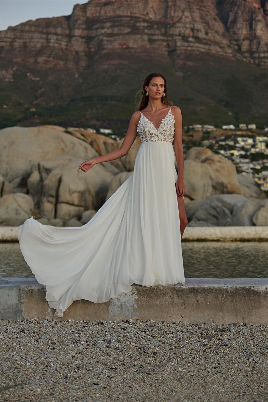 Cagliari Wedding Dress by Rembo Styling, available at Bys Vyken Bridal