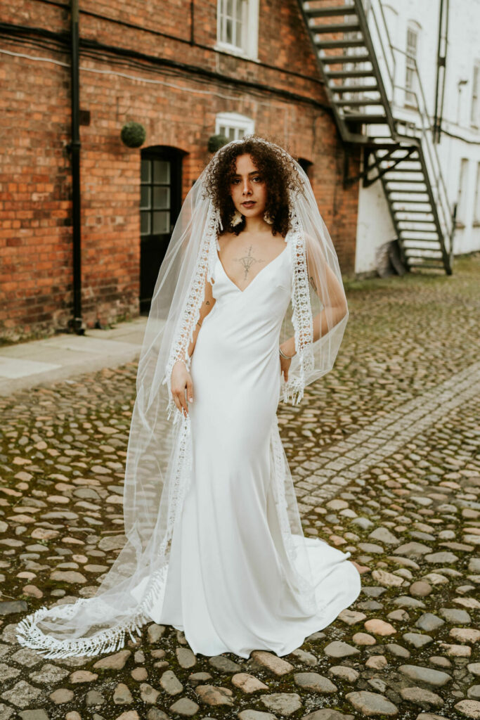 Jules Wedding Dress by Shikoba Bride, available from Bys Vyken Bridal