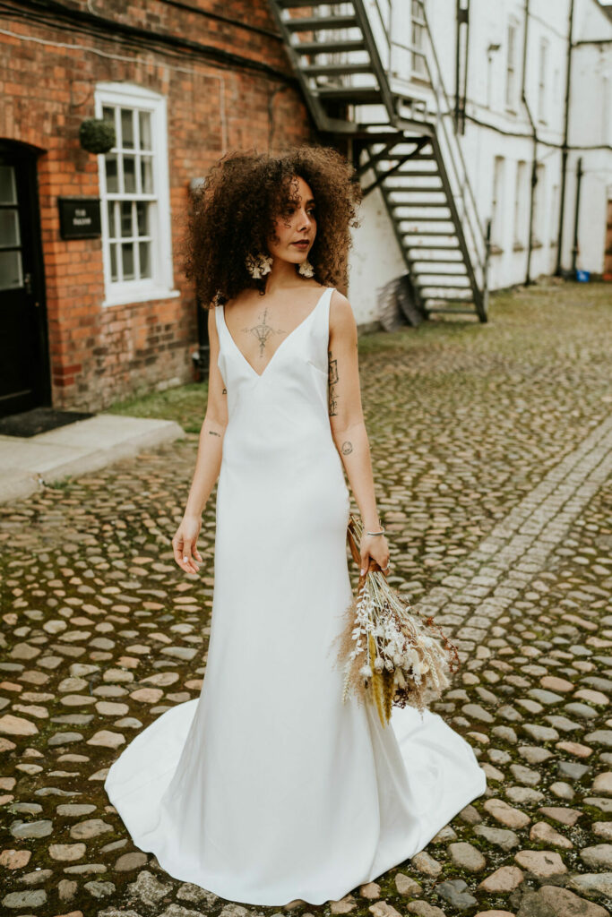 Jules Wedding Dress by Shikoba Bride, available from Bys Vyken Bridal