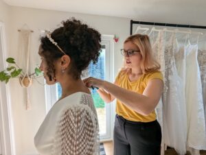 Independent bridal shop dress appointment, book now in Bristol