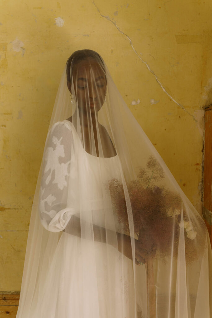 Keira boho wedding dress from Shikoba